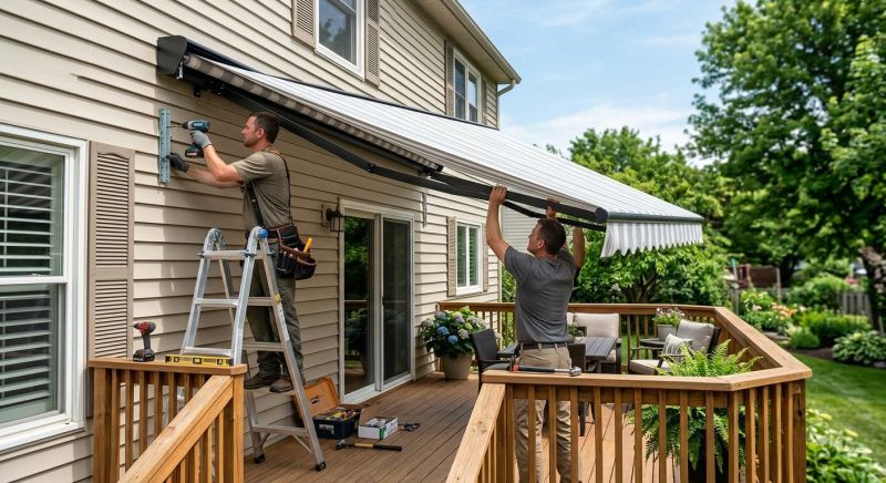 Deck Awning Replacement in Santa Rosa, CA