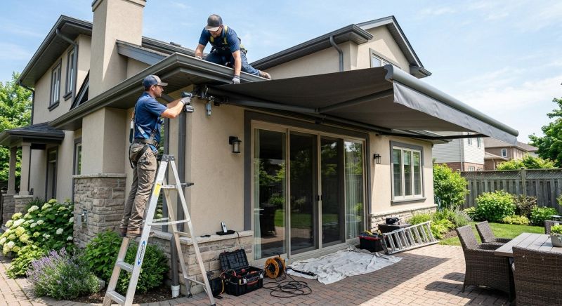 Motorized Awning Installation in Napa, CA