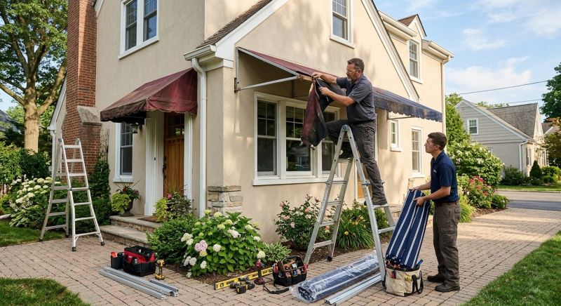 Window Awning Installation in Napa, CA