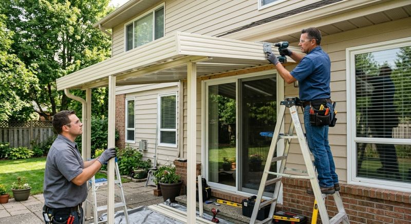Aluminum Awning Replacement in Fayetteville, NC