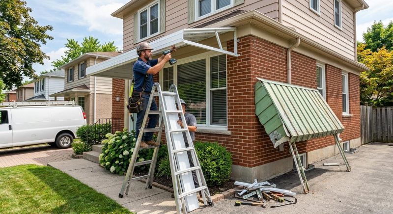 Aluminum Awning Replacement in Santa Rosa, CA