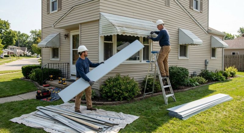 Aluminum Awning Replacement in Marin County, CA