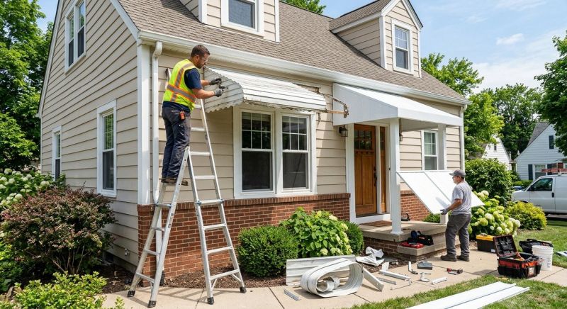 Aluminum Awning Replacement in Marin County, CA