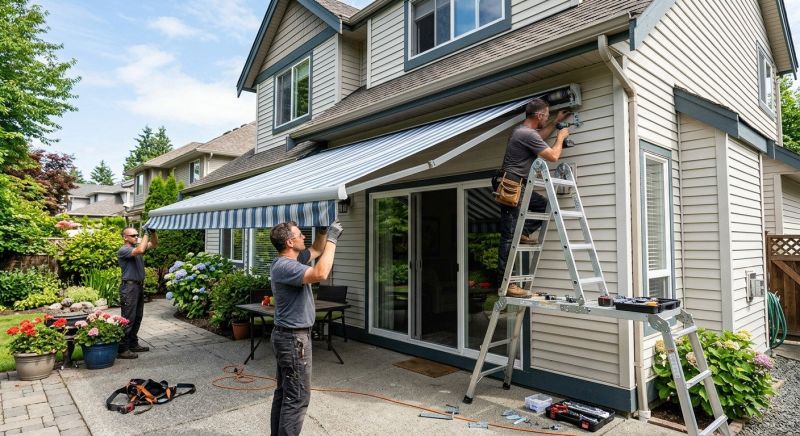 Canvas Awning Installation in Santa Rosa, CA