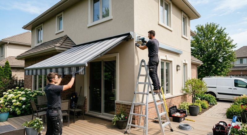 Custom Awning Installation in Marin County, CA