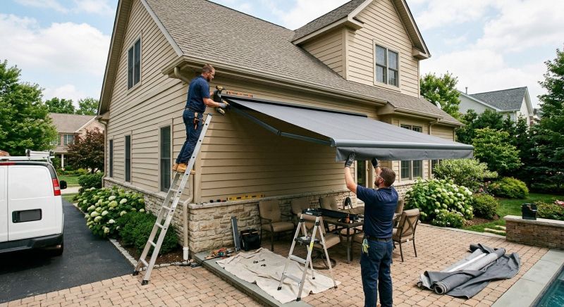 Custom Awning Installation in Marin County, CA