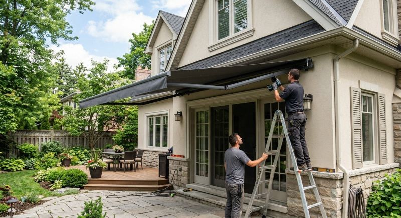 Custom Awning Installation in Napa, CA