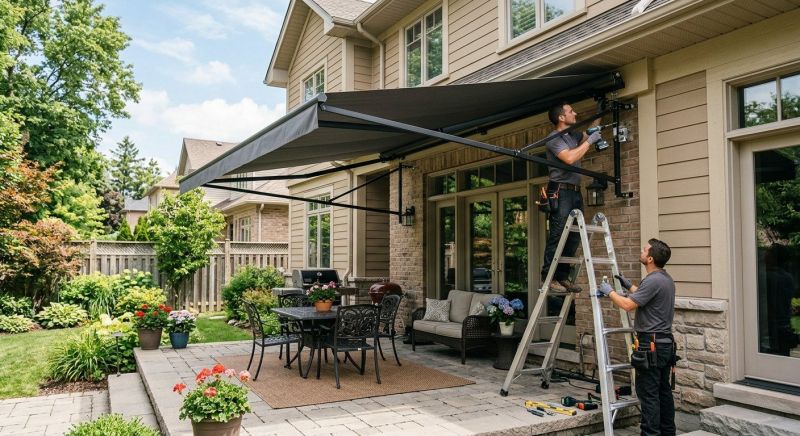 Custom Awning Installation in Santa Rosa, CA