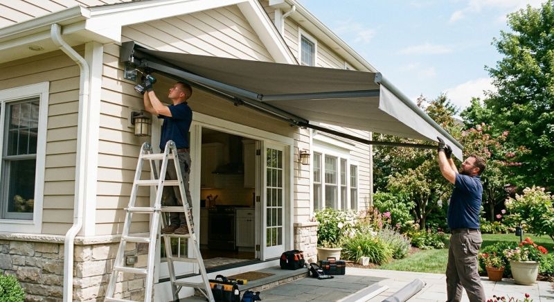 Deck Awning Installation in Santa Rosa, CA