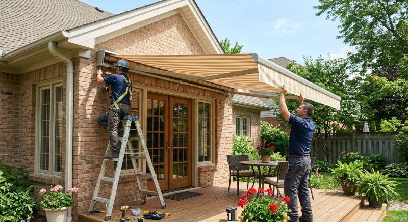 Deck Awning Replacement in Marin County, CA