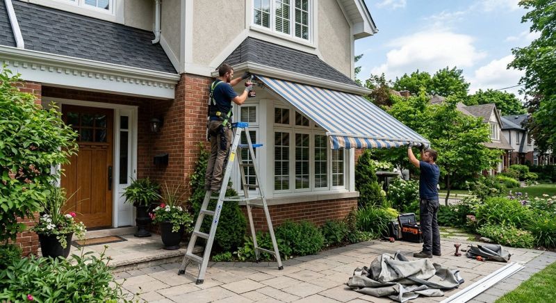 Fabric Awning Replacement in Marin County, CA