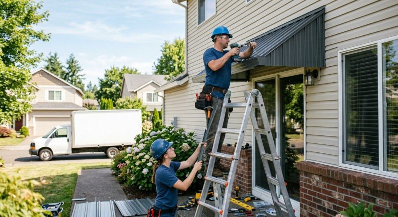 Metal Awning Replacement in Santa Rosa, CA