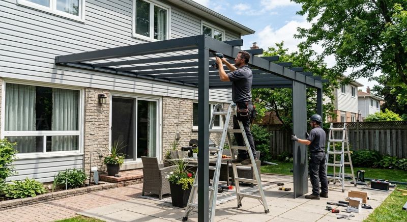 Metal Shade Installation in Fayetteville, NC