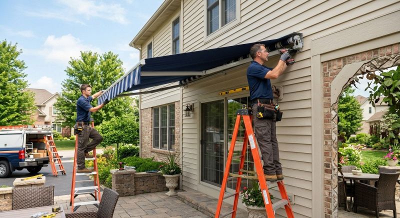 Retractable Awning Installation in Sonoma County, CA