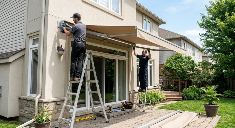 Retractable Awning Installation in Napa, CA