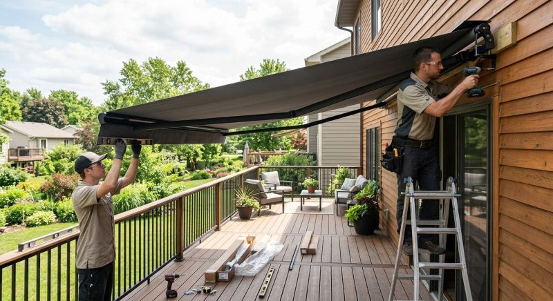 Retractable Awning Installation in Napa, CA
