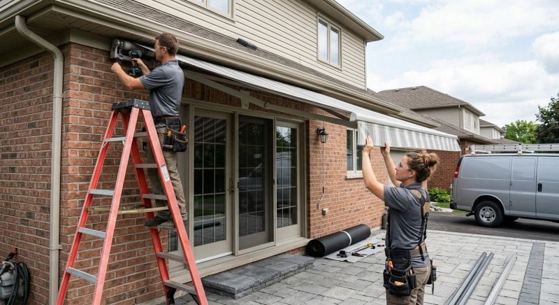 Retractable Awning Replacement in Sonoma County, CA
