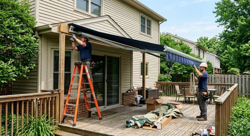 Window Awning Installation in Sonoma County, CA